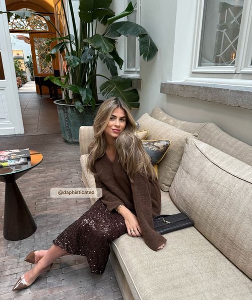 TIMBER oversized trui met merinowol