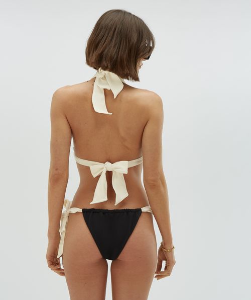 VIOLINA triangle bikini top with tie closure
