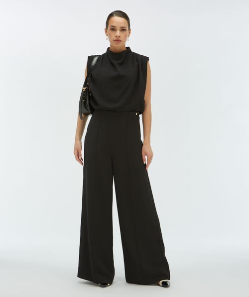 VIVA high waisted wide leg pantalon