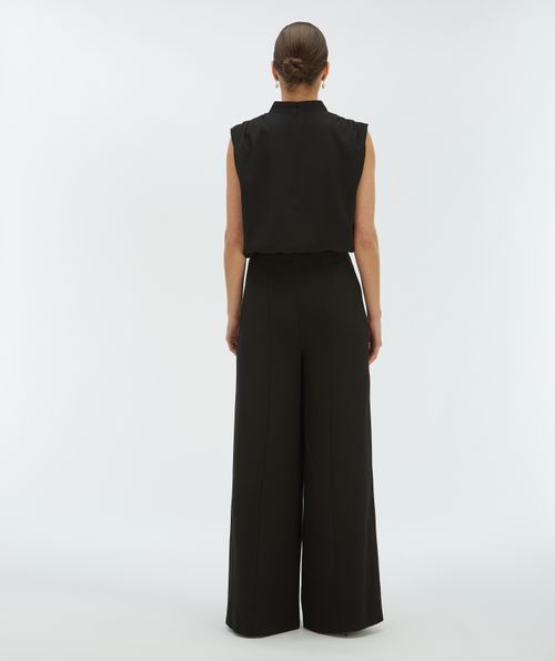 VIVA high waisted wide leg pantalon