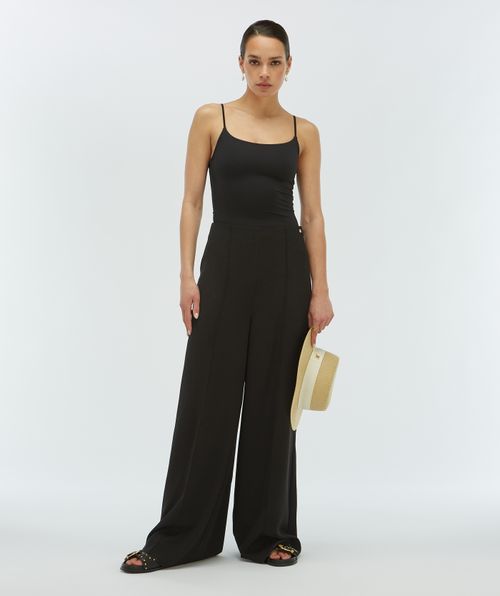 VIVA high waisted wide leg pantalon