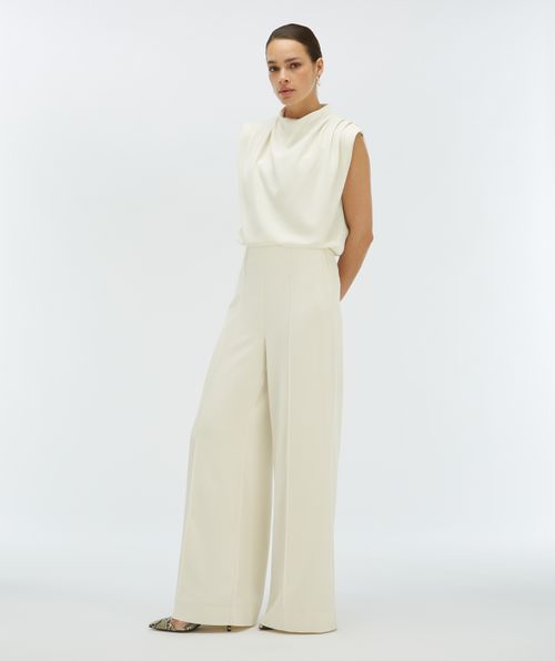 VIVA high waisted wide leg pantalon
