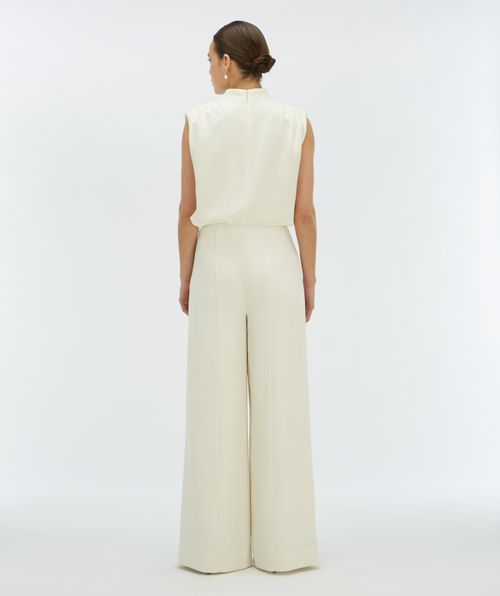 VIVA high waisted wide leg pantalon