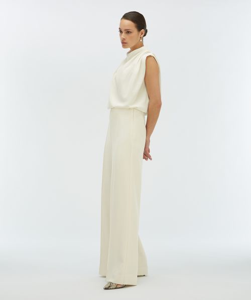 VIVA high waisted wide leg pantalon