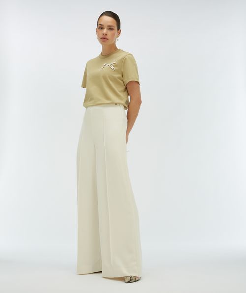 VIVA high waisted wide leg pantalon
