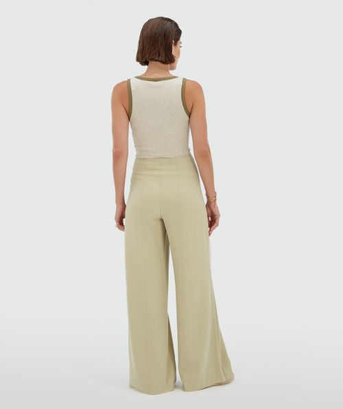 VIVA high waisted wide leg pantalon