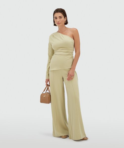 VIVA high waisted wide leg pantalon