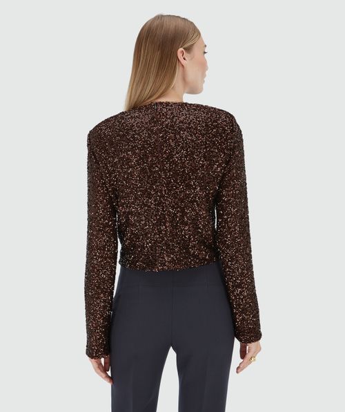 VIVANNA regular top met pailletten