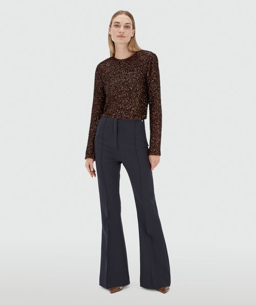 VIVANNA regular top met pailletten