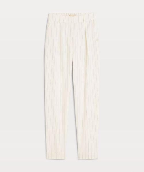 WHITNEY tapered fit trousers with pinstripe