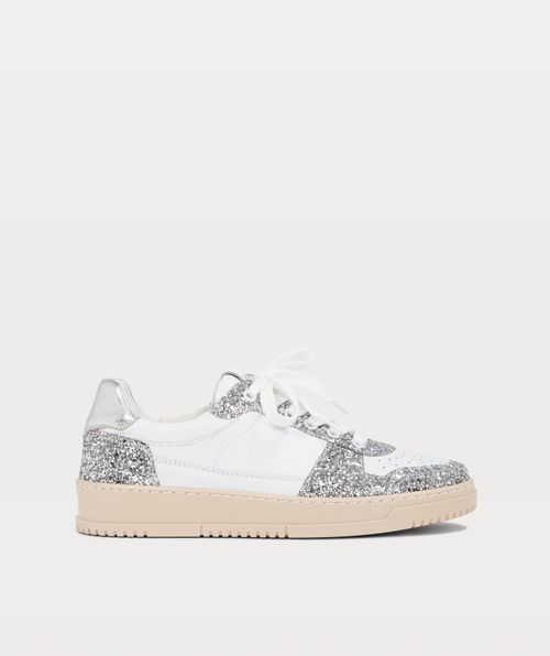 WINONA sneakers van leer met glitter