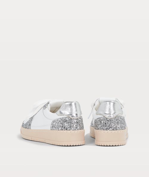 WINONA leather sneakers with glitter