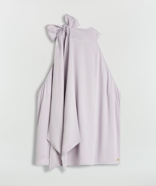 YANIEK loose fit top in satijn look
