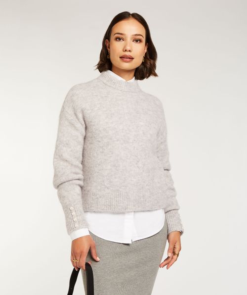 ZION oversized Pullover mit Merinowolle