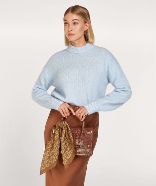 ZION Oversized-Pullover mit Merinowolle