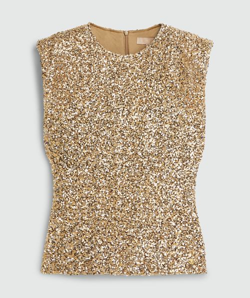 ZIONA Slim-Fit-Top mit Pailletten